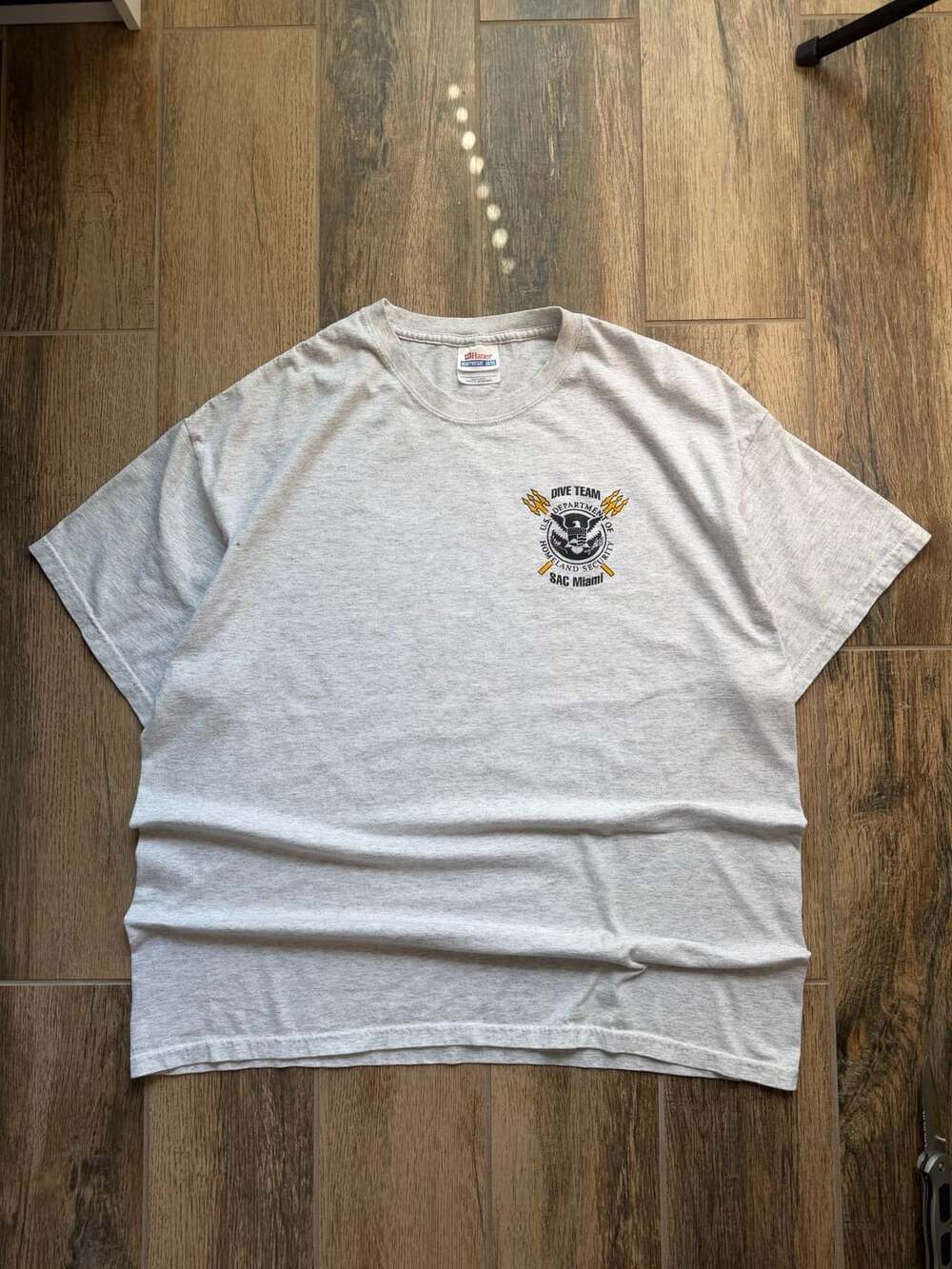 Vintage Department of Homeland Security Dive Team SAC Miami T-Shirt Adult XL